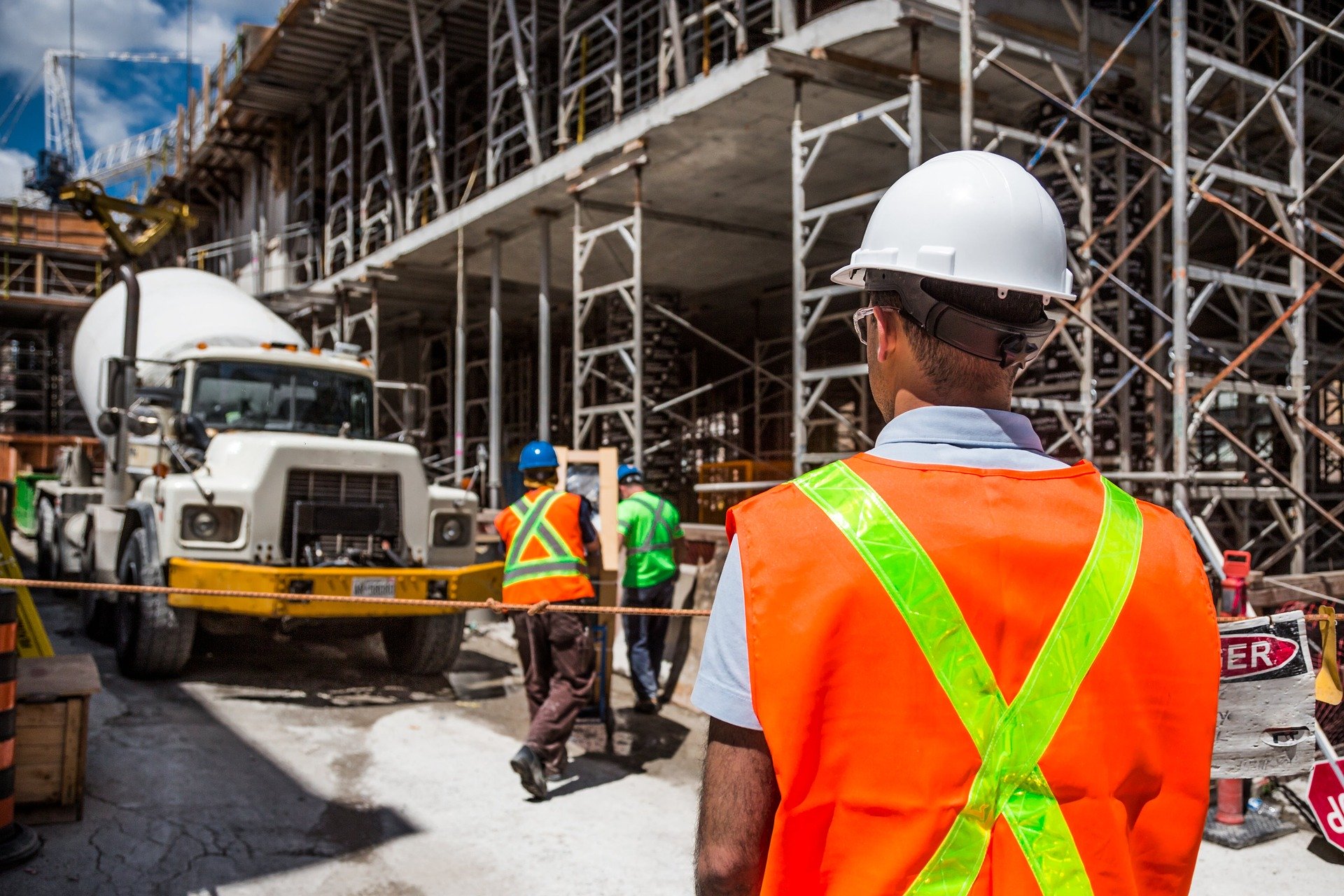 canteiro de obras